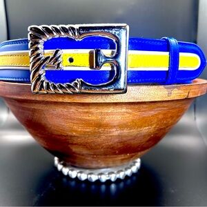 Escada Logo Signature EE Belt Size 36/6 Gorgeous